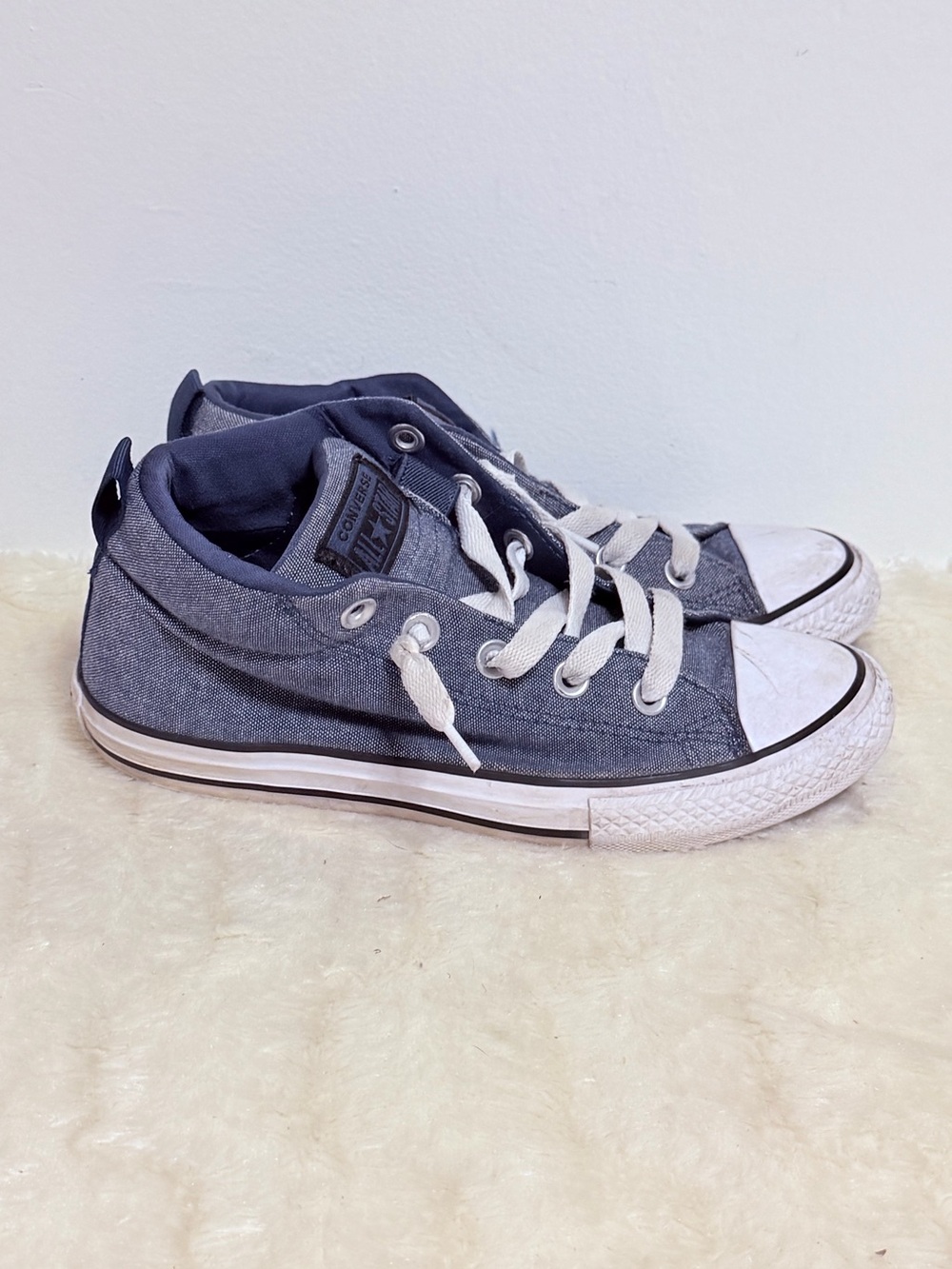Converse Chuck Taylor All Star Junior Sz 3 High Street Shoes Blue